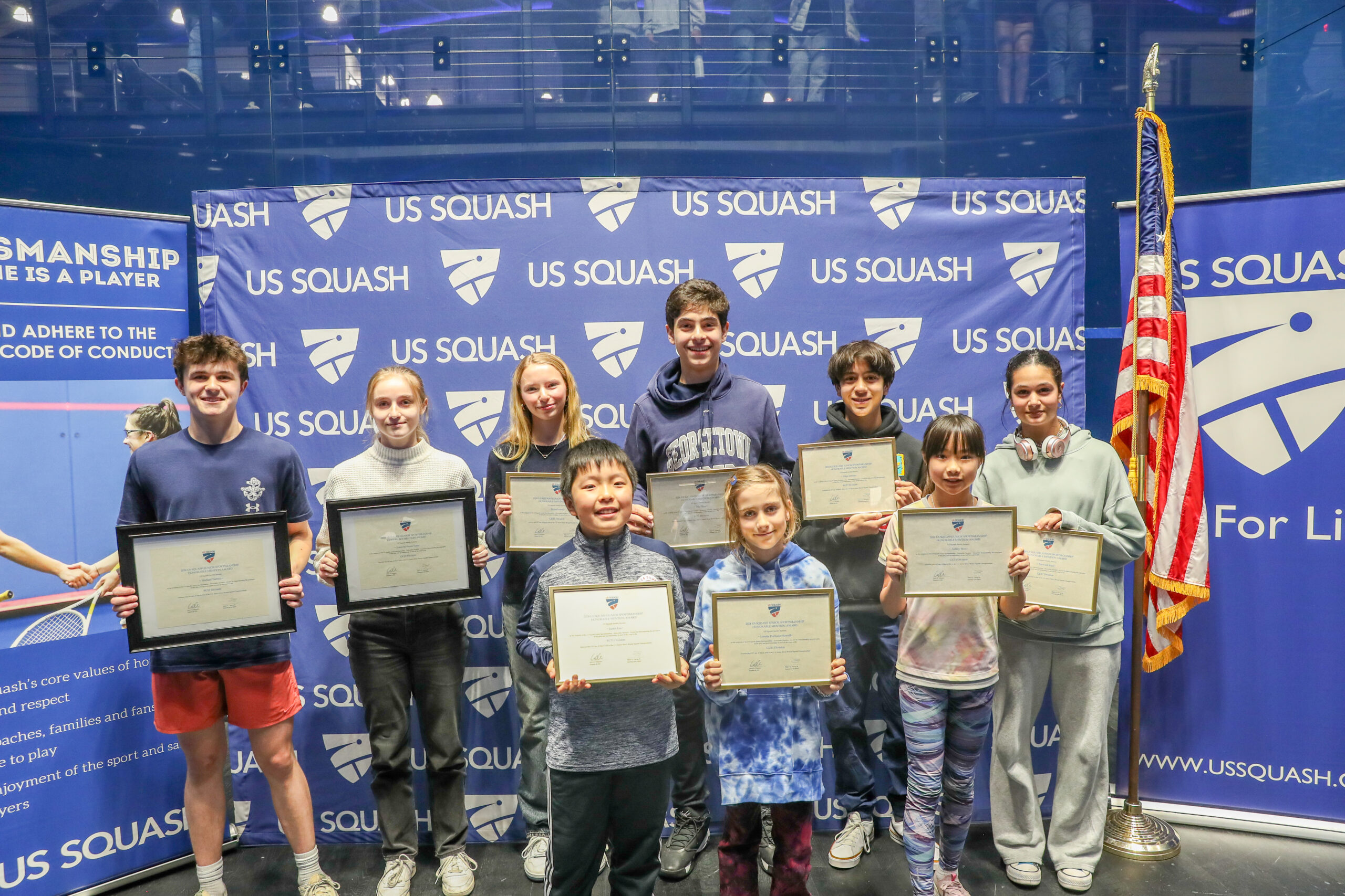 2024 Junior Silver Sportsmanship Award Recipients