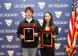 Robertson and Lin Honored with DeRoy Sportsmanship Award