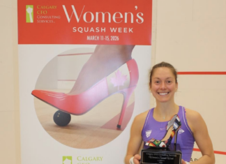 Sabrina Sobhy Matches Career High Title Mark at Calgary Women’s Squash Week